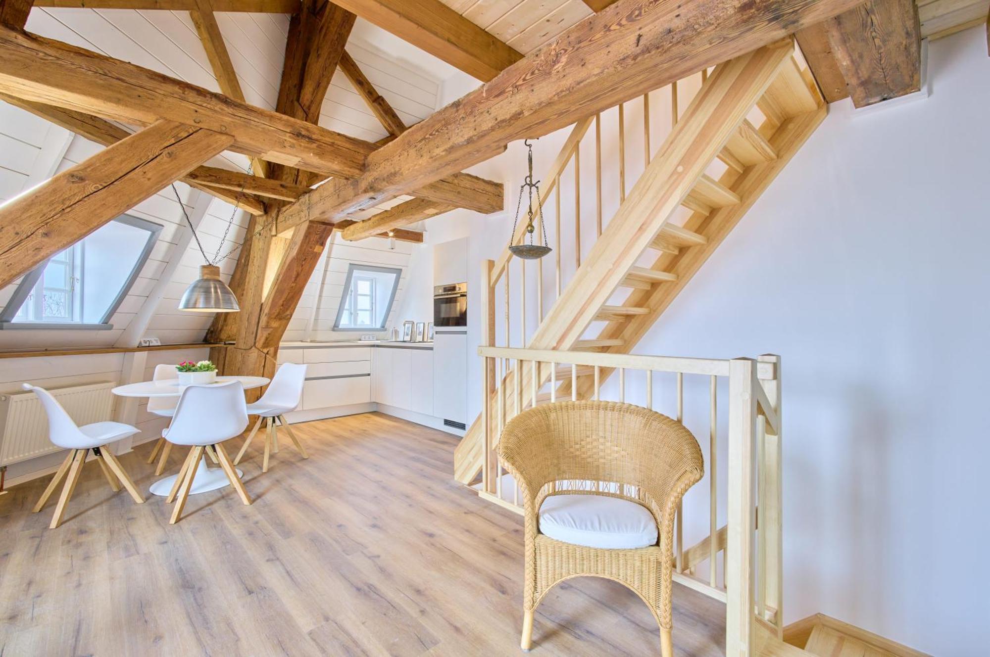 Moderne Ferienwohnungen In Einer Muehle Im Zentrum Flensburgs Zimmer foto